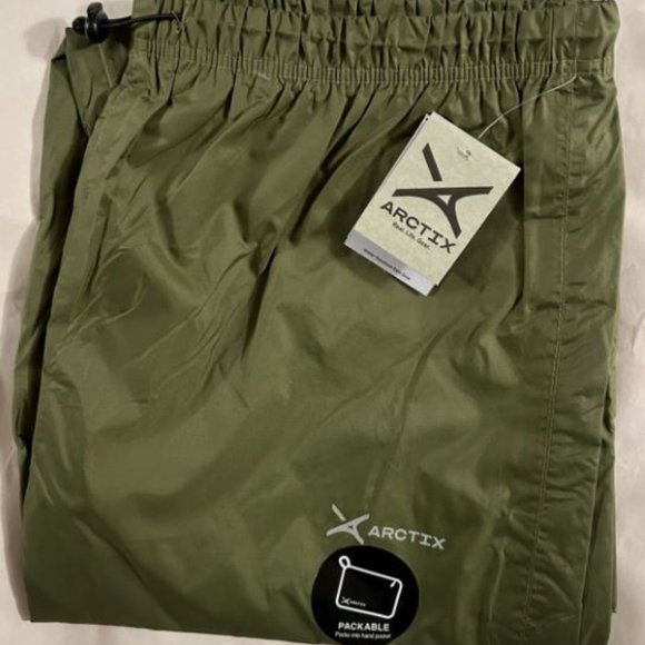 Arctix Storm Rain Pants Mens Small (29-30W) Olive